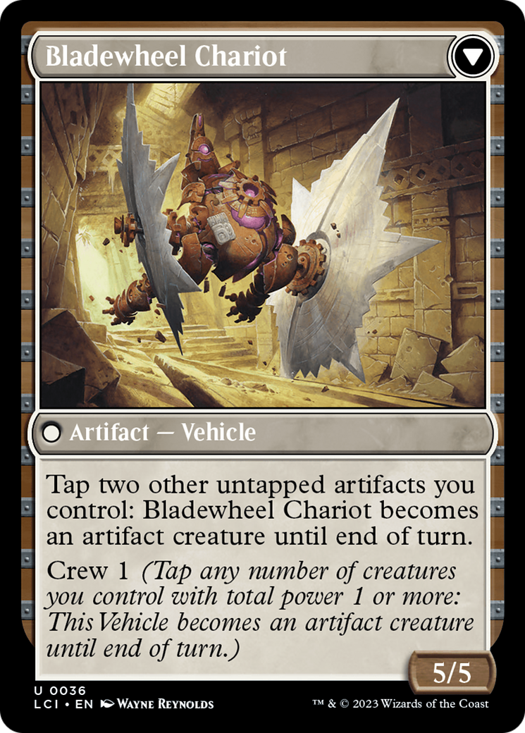 Spring-Loaded Sawblades // Bladewheel Chariot Card Image