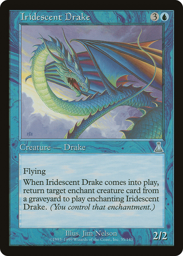 Iridescent Drake Card Image