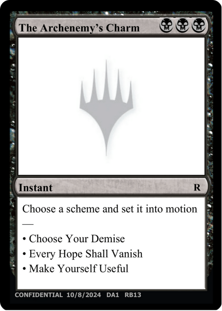 The Archenemy's Charm Card Image