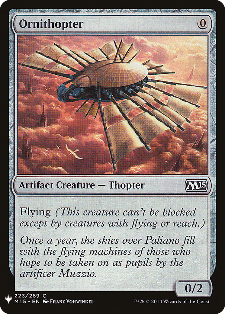 Ornithopter Card Image