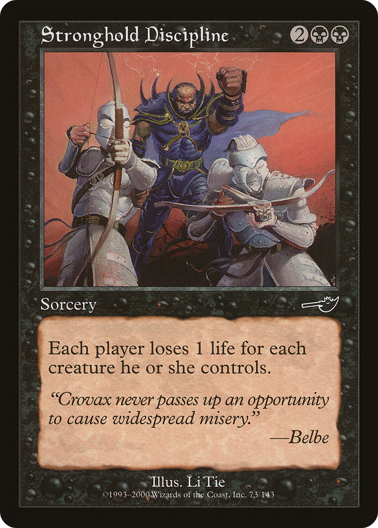 Stronghold Discipline Card Image