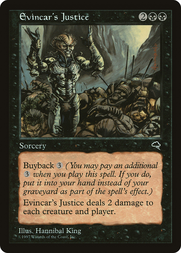 Evincar's Justice Card Image