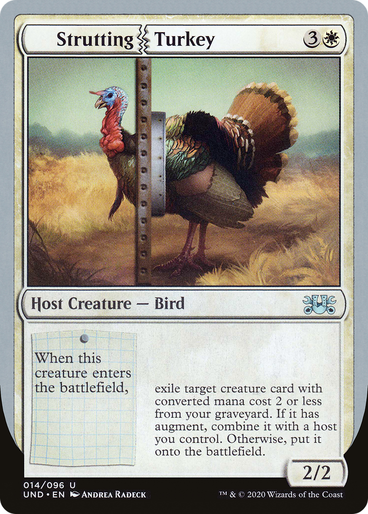 Strutting Turkey Card Image