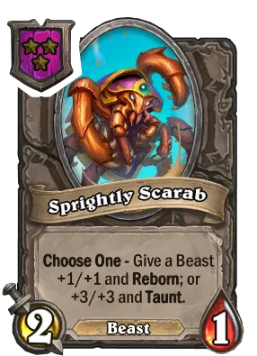 Sprightly Scarab Card Image