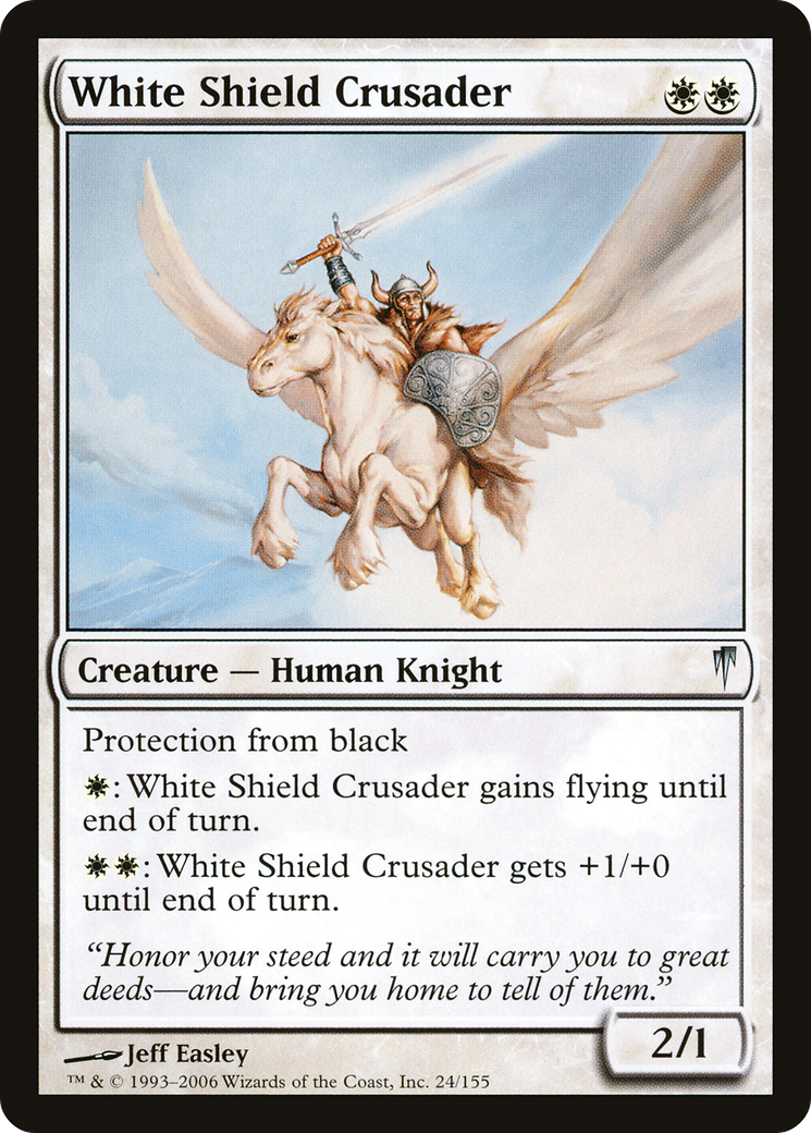 White Shield Crusader Card Image
