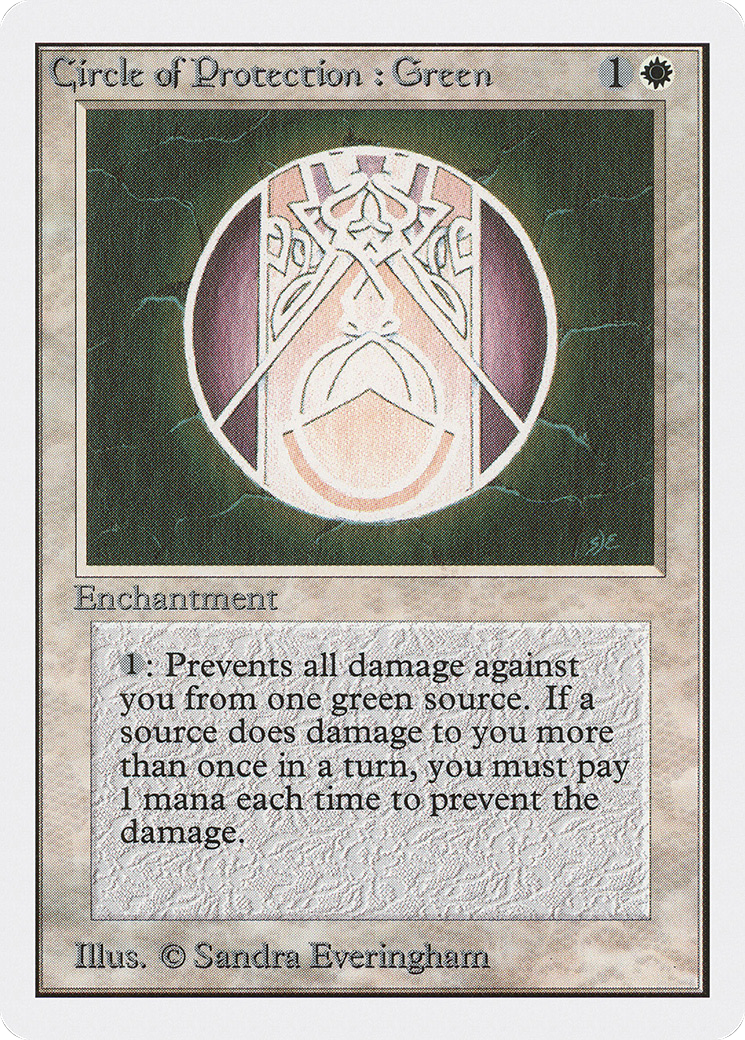 Circle of Protection: Green Card Image