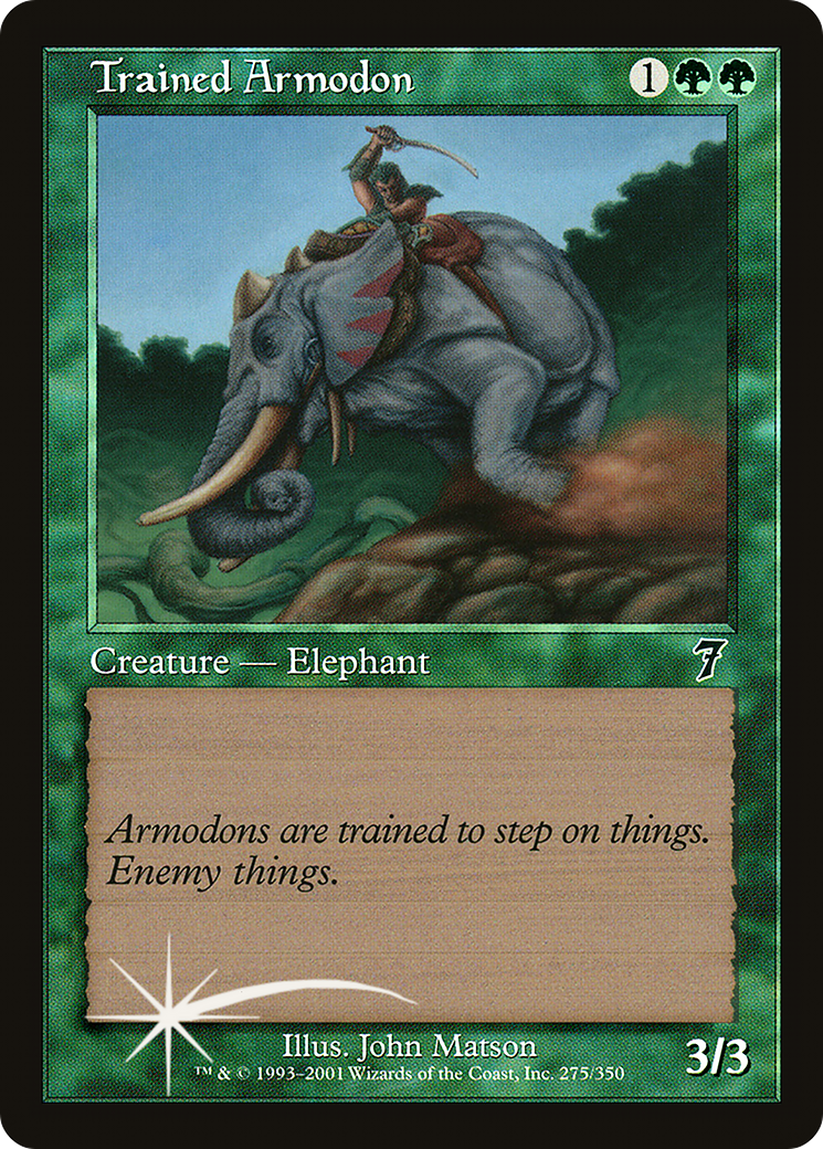 Trained Armodon Card Image