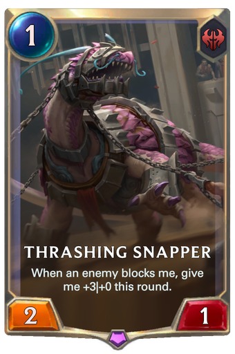 Thrashing Snapper Card Image