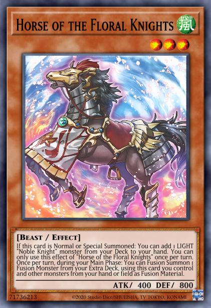 Horse of the Floral Knights Card Image