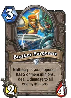 Bunker Sergeant Card Image