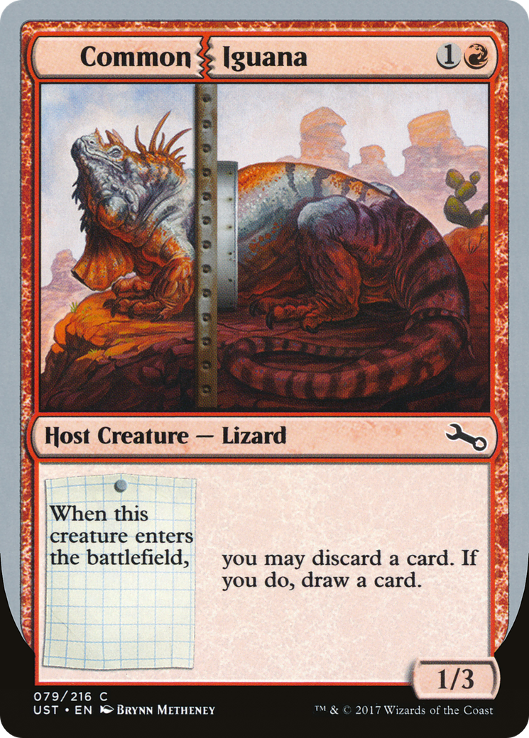 Common Iguana Card Image