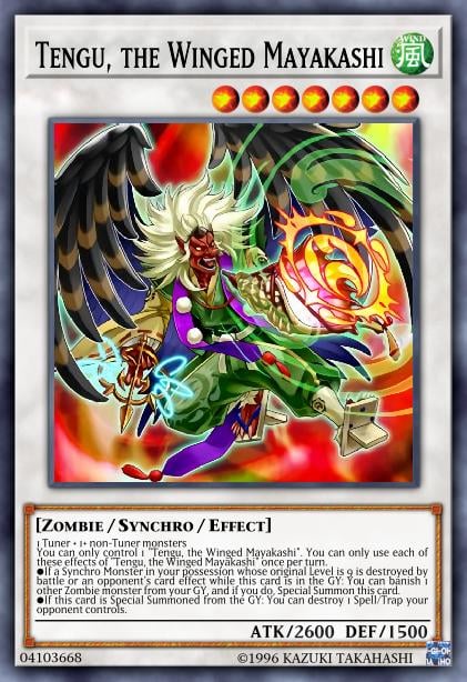 Tengu, the Winged Mayakashi Card Image