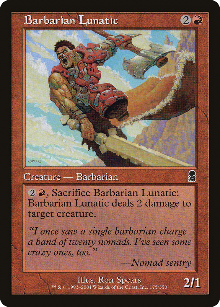 Barbarian Lunatic Card Image