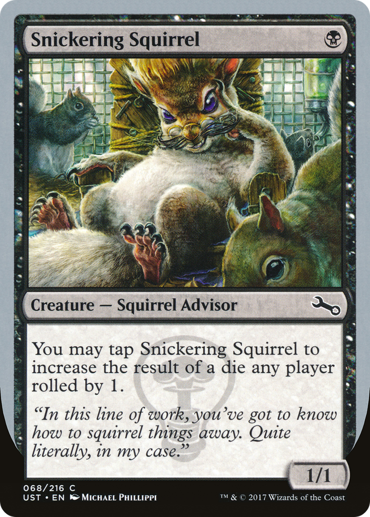 Snickering Squirrel Card Image