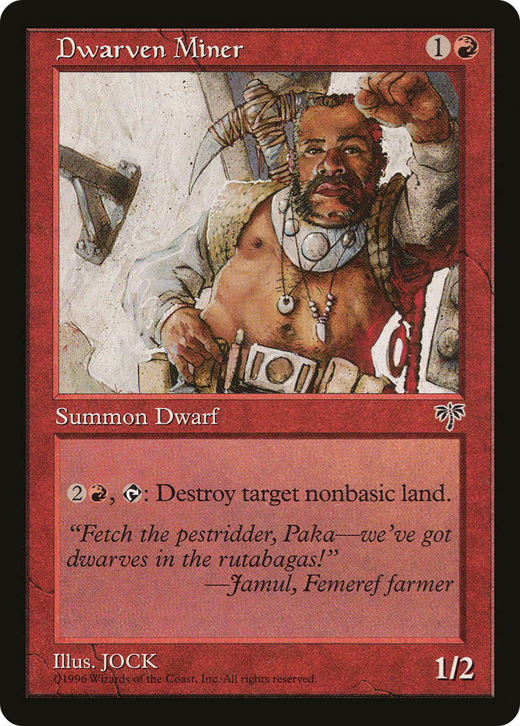 Dwarven Miner Card Image