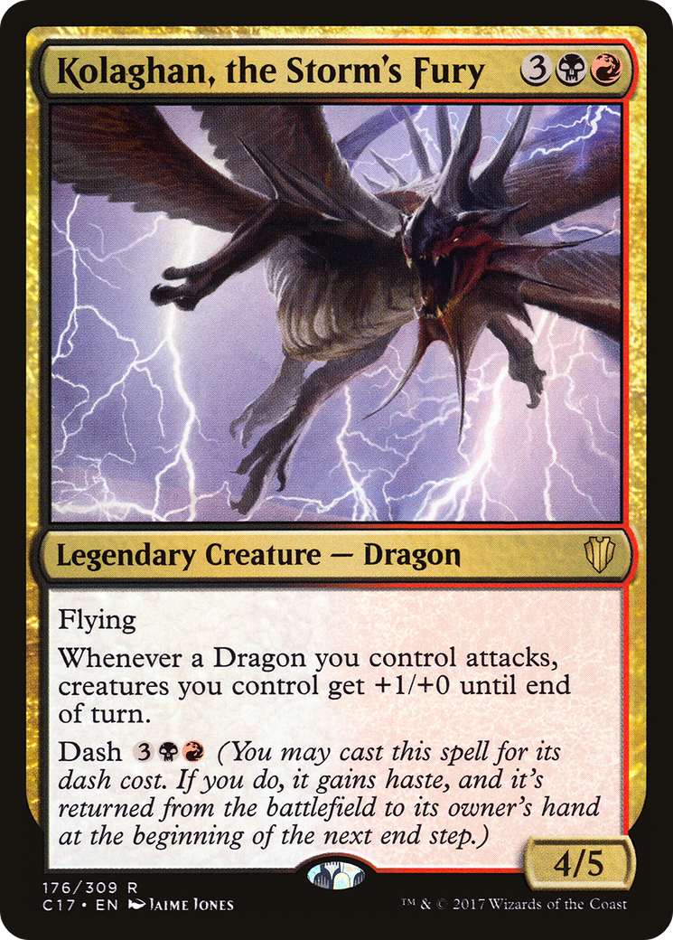 Kolaghan, the Storm's Fury Card Image