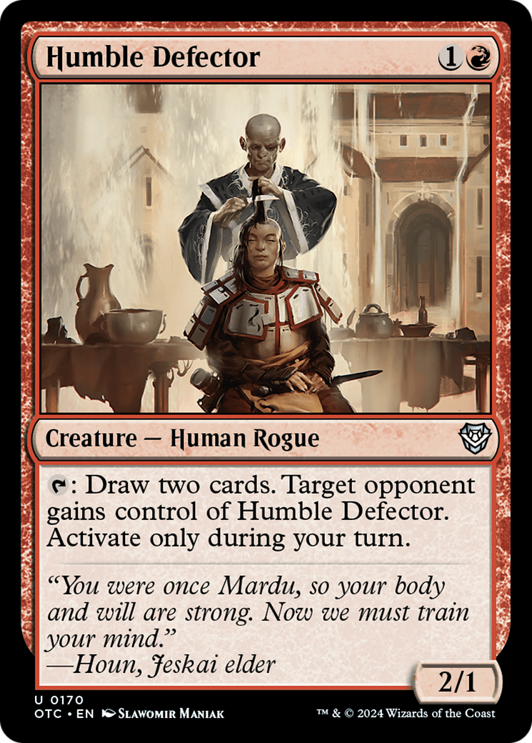 Humble Defector Card Image