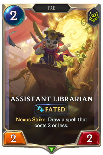 Assistant Librarian Card Image