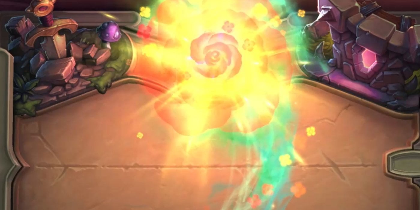 Hearthstone Battlegrounds Is Getting a Noblegarden-themed Finisher - Petal Power Preview