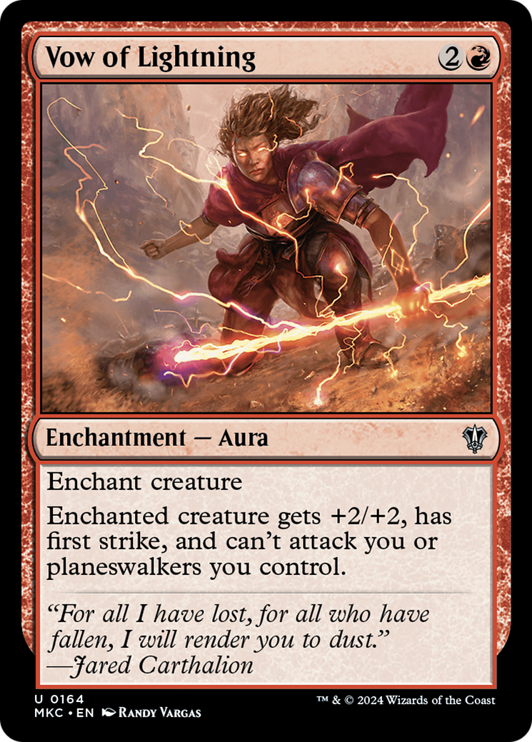 Vow of Lightning Card Image