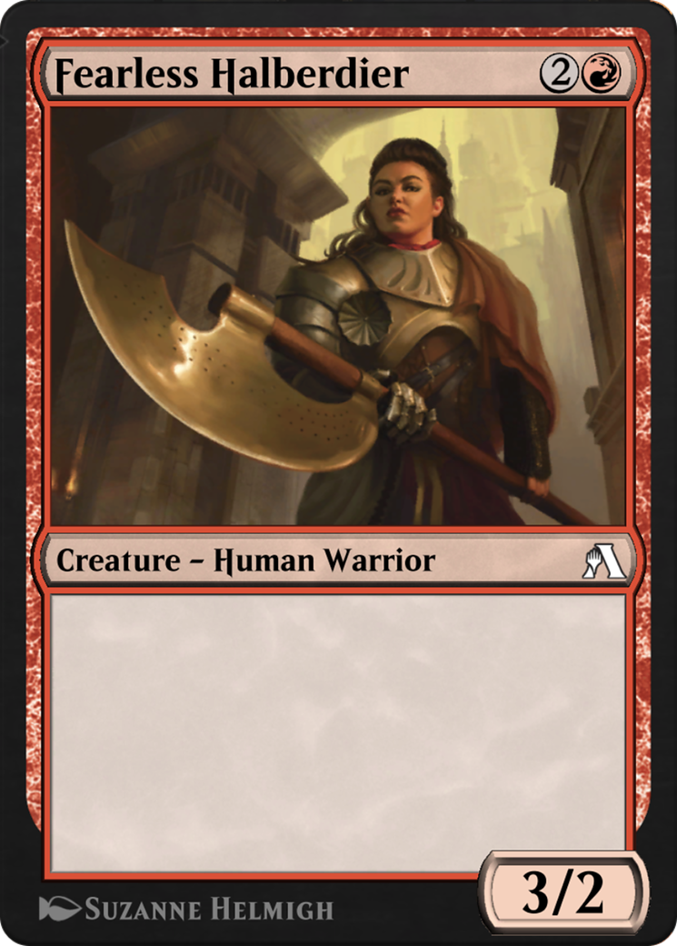 Fearless Halberdier Card Image