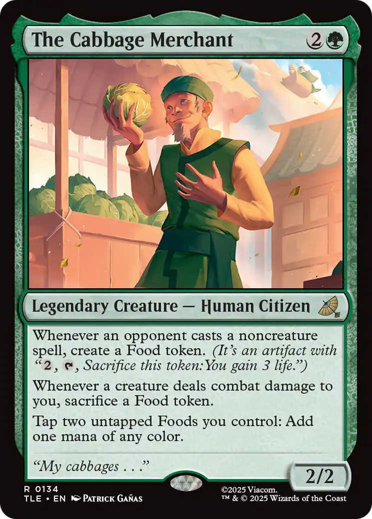 The Cabbage Merchant Card Image