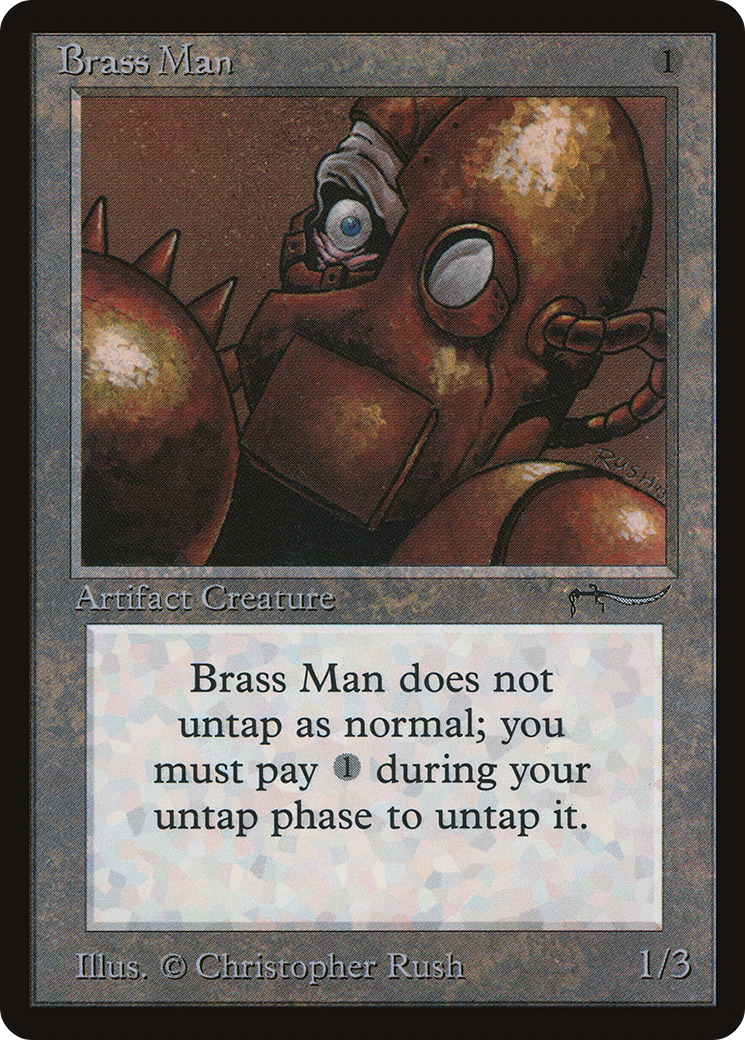 Brass Man Card Image