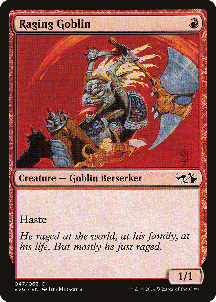 Raging Goblin Card Image