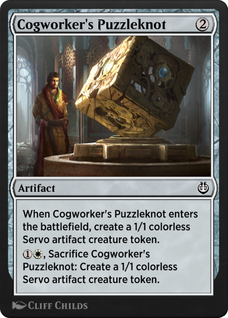 Cogworker's Puzzleknot Card Image