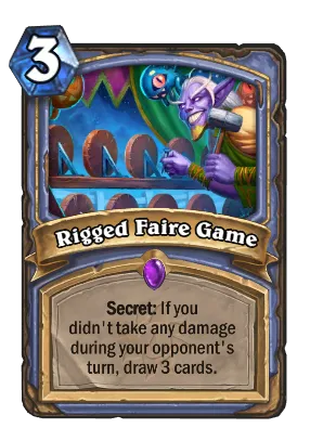 Rigged Faire Game Card Image