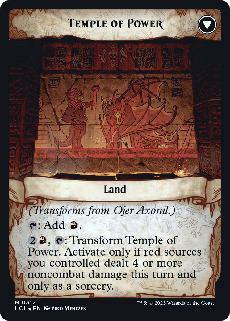 Ojer Axonil, Deepest Might // Temple of Power Card Image