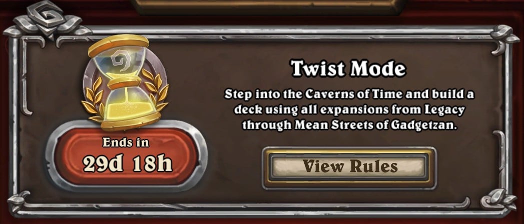 New Hearthstone Mode: Twist!