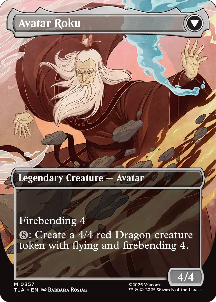 Avatar Roku Magic: The Gathering card