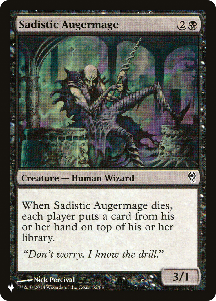 Sadistic Augermage Card Image
