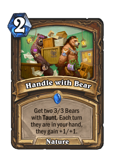 Handle with Bear Card Image