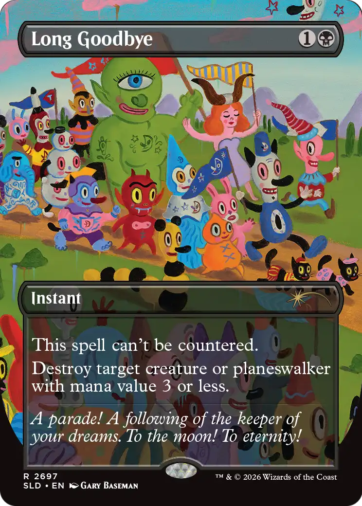 Long Goodbye Card Image
