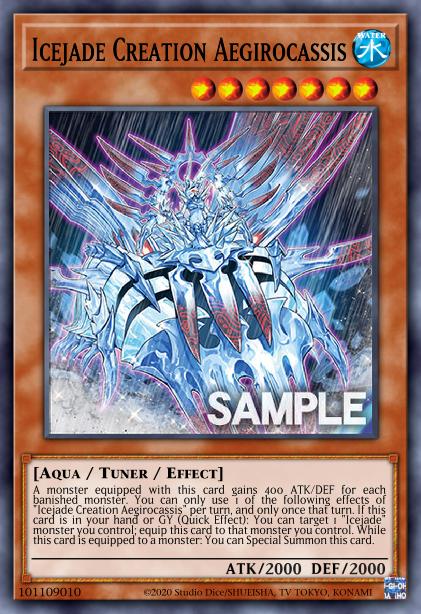 Icejade Creation Aegirocassis Yu-Gi-Oh Card, Art 2