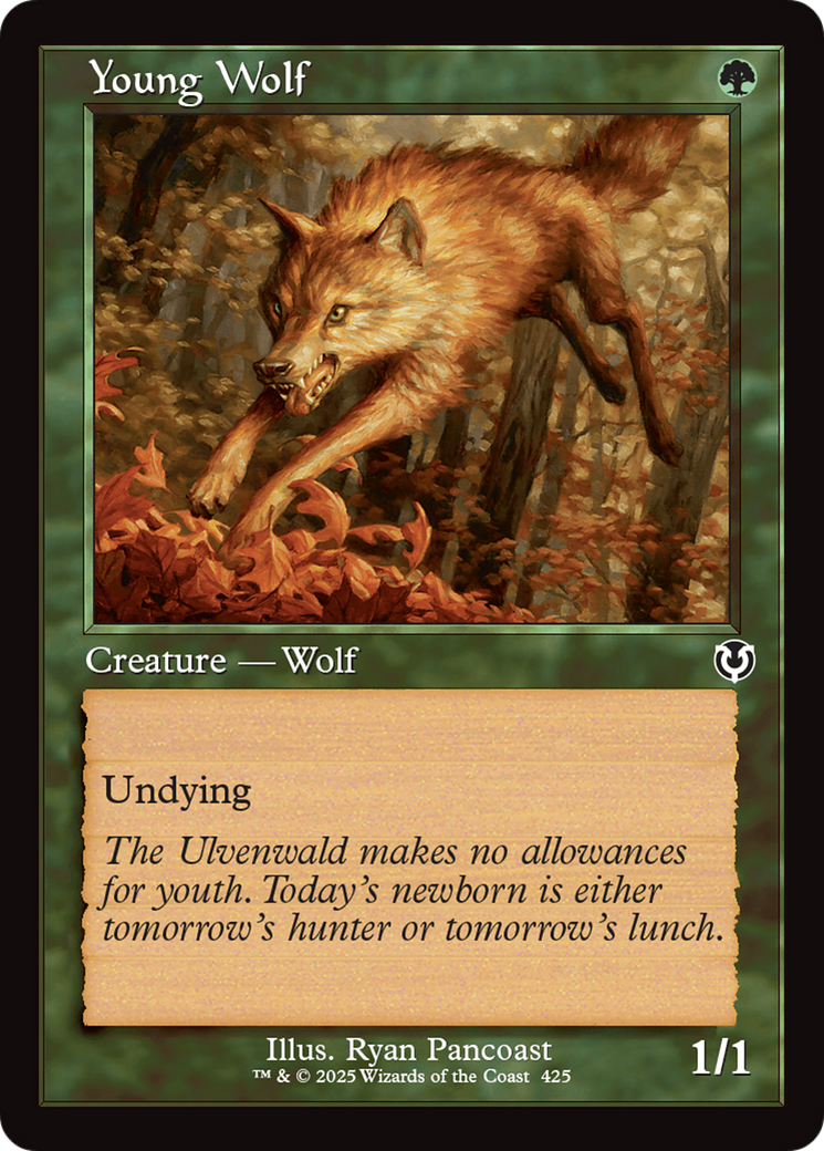 Young Wolf Card Image