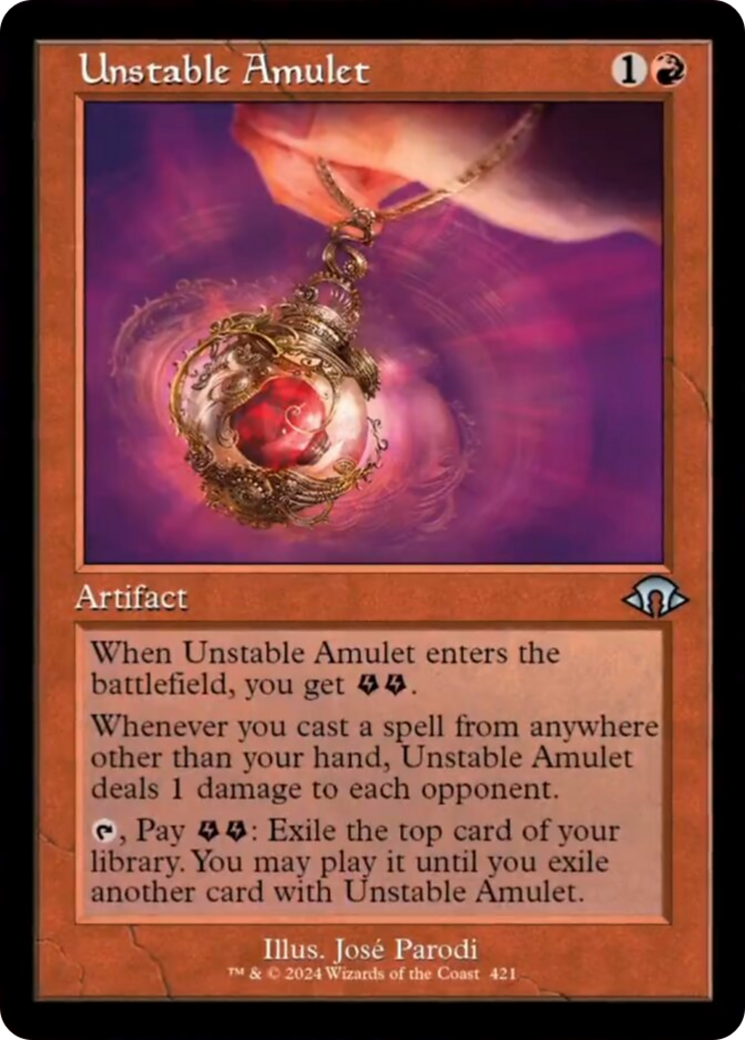 Unstable Amulet Card Image