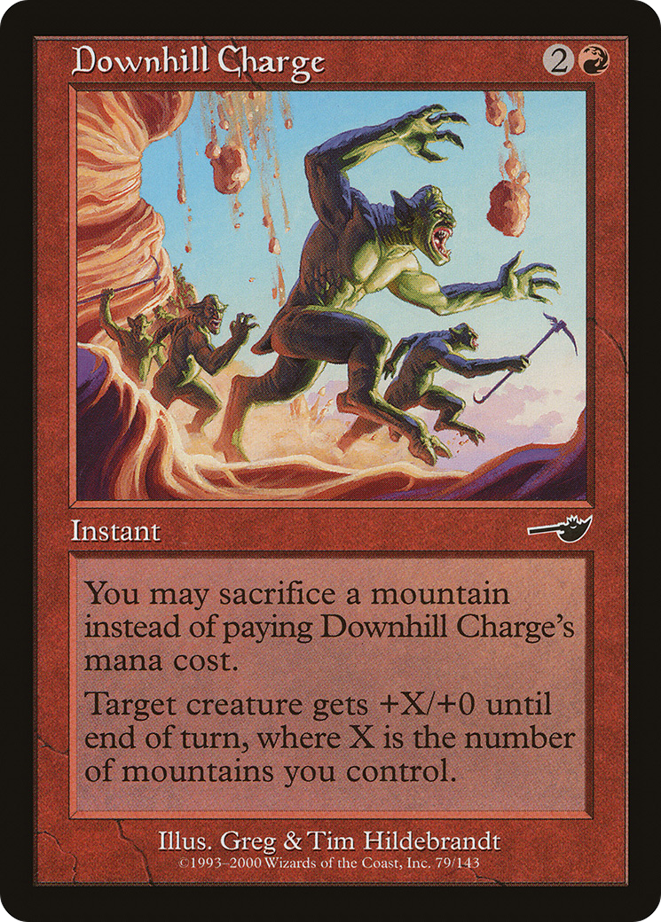 Downhill Charge Card Image