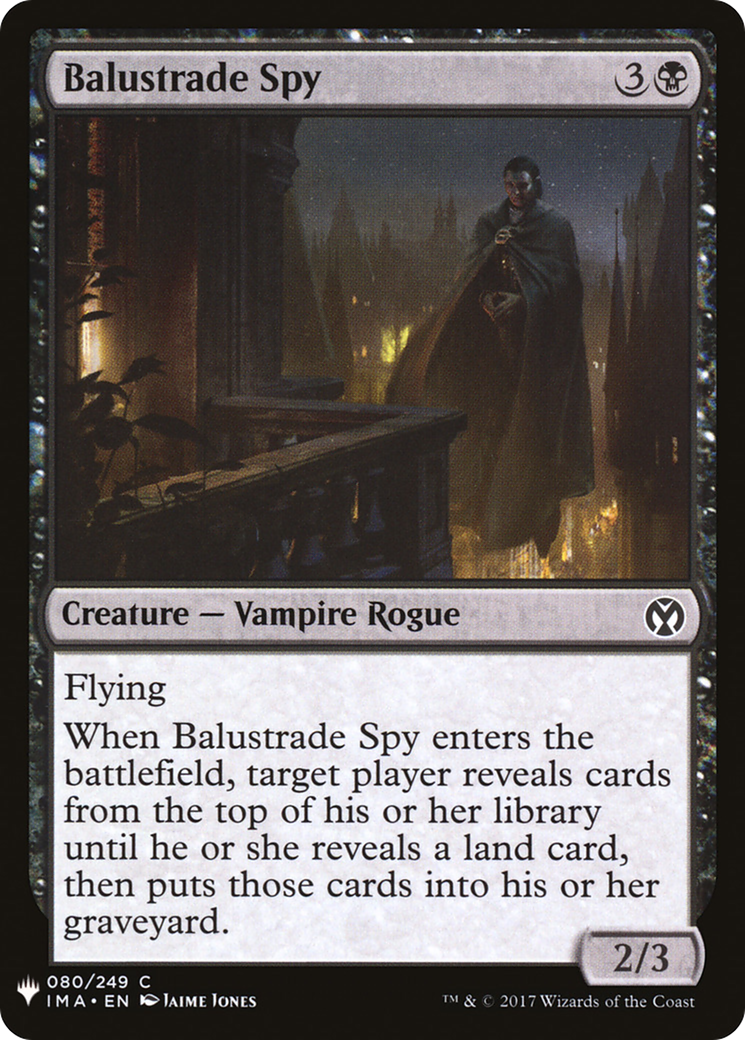 Balustrade Spy Card Image
