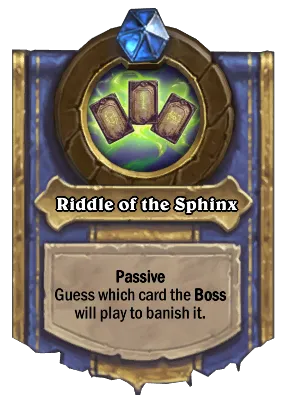 Riddle of the Sphinx Card Image