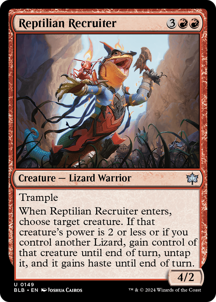 Reptilian Recruiter Card Image