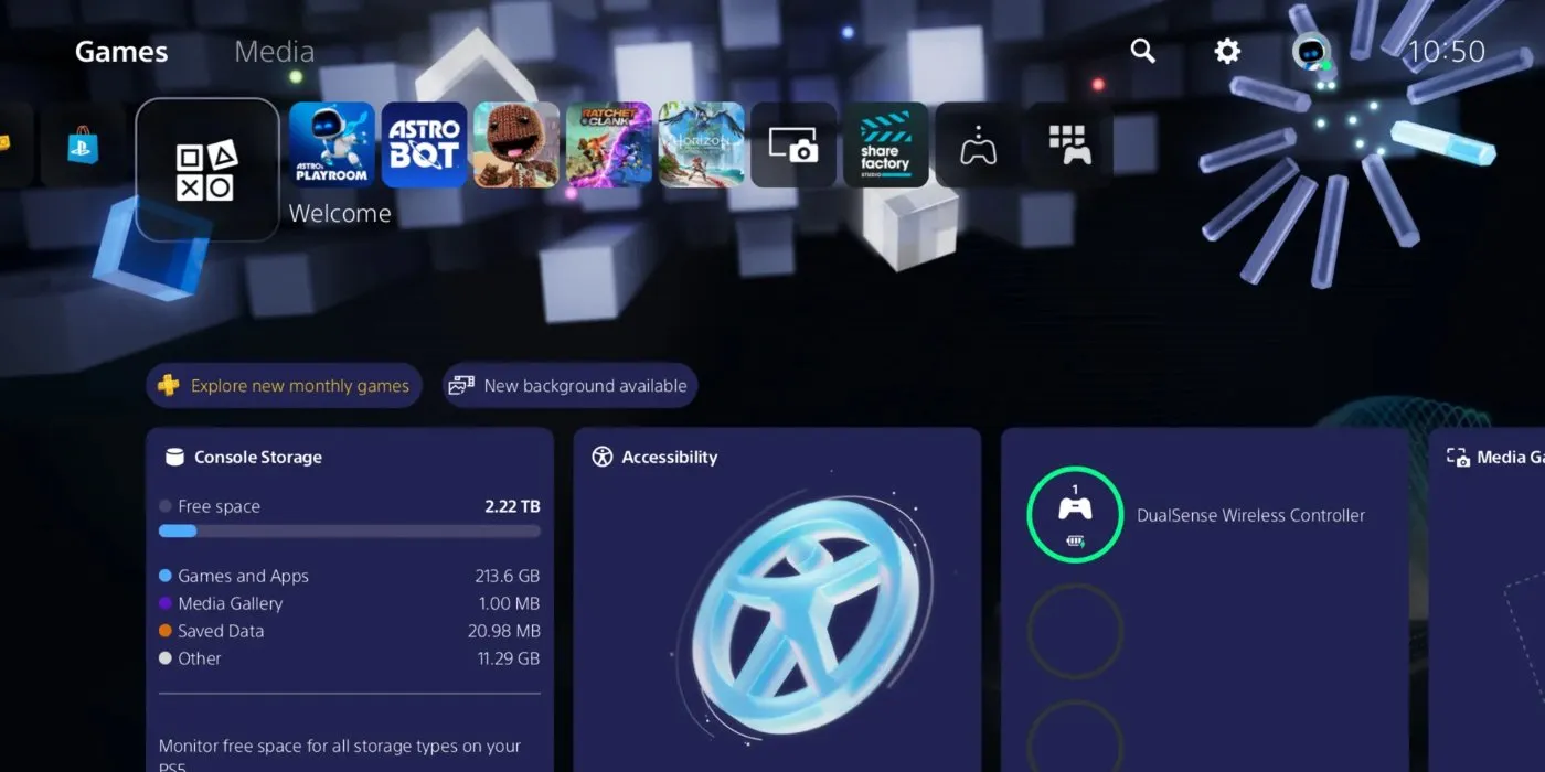 New Playstation 5 Update Brings a Focus on Audio and the Return of Classic Consoles Design