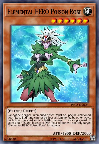 Elemental HERO Poison Rose Card Image