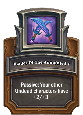 Blades Of The Annointed 1 Card Image