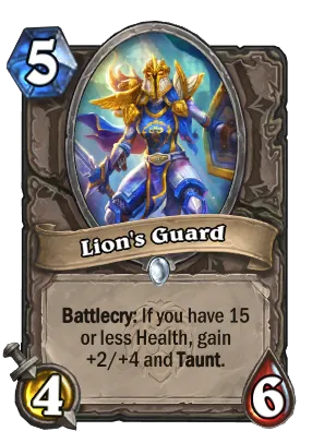 Lion's Guard Card Image