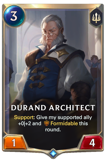 Durand Architect Card Image