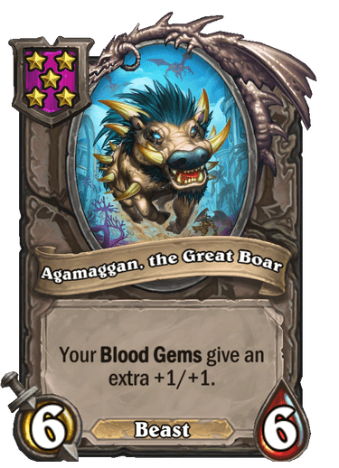 Agamaggan, the Great Boar Card Image