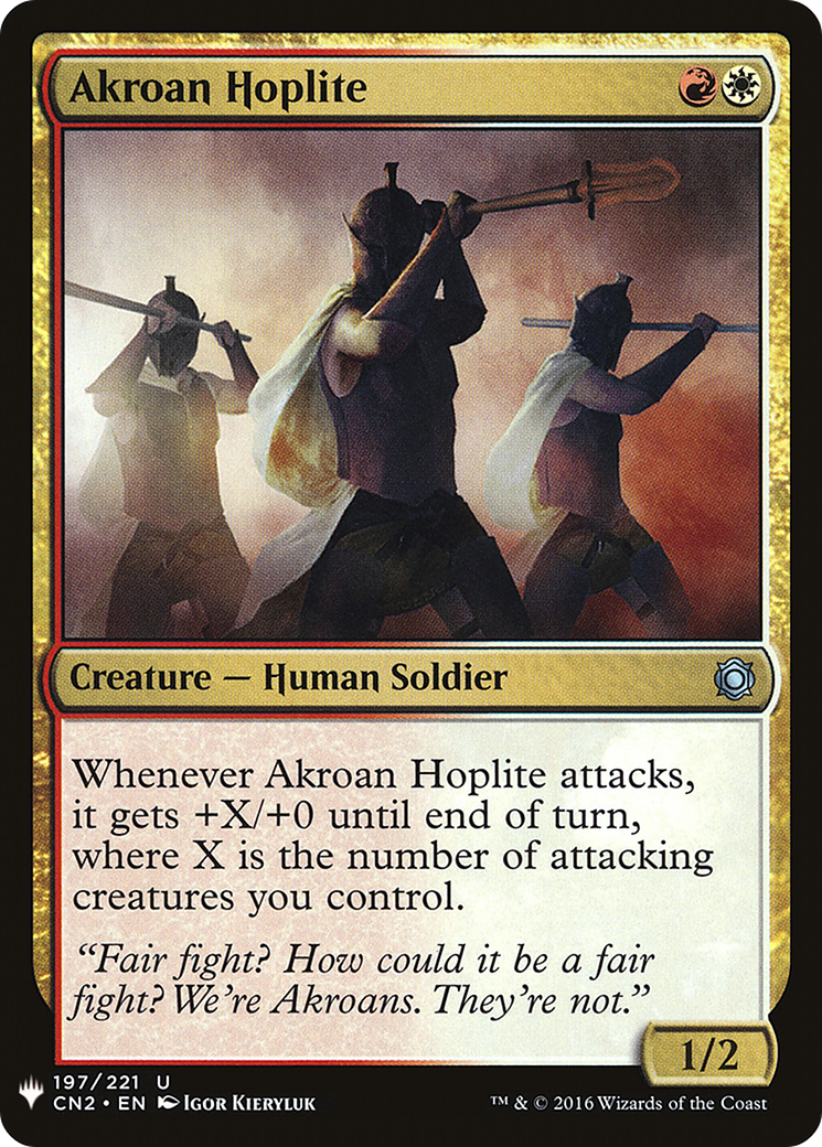 Akroan Hoplite Card Image